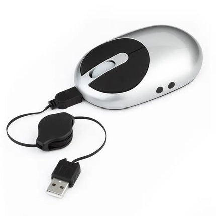 Wireless Rechargeable Mouse with Integrated USB Hub for Computers