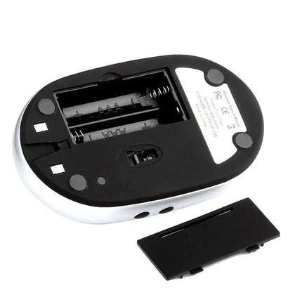 Wireless Rechargeable Mouse with Integrated USB Hub for Computers