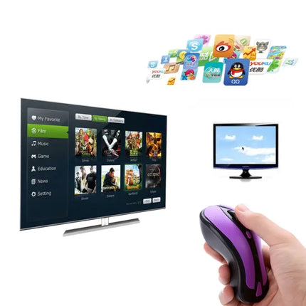 Wireless 6D Gyroscope Air Mouse for PC and Smart TV Control