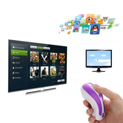 Wireless 6D Gyroscope Air Mouse for PC and Smart TV Control