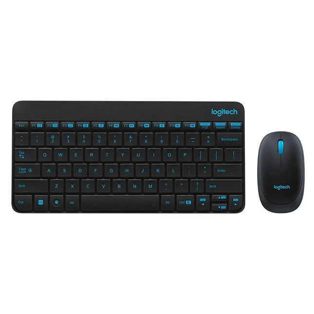 Logitech Wireless Keyboard and Mouse Set for Everyday Computing slim black wireless keyboard and mouse for clutter-free home office