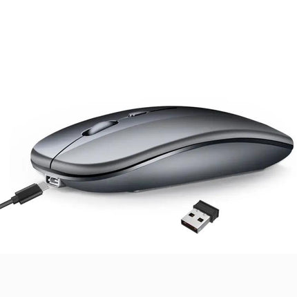 HXSJ Rechargeable Dual Mode Wireless Bluetooth Mouse for PCs