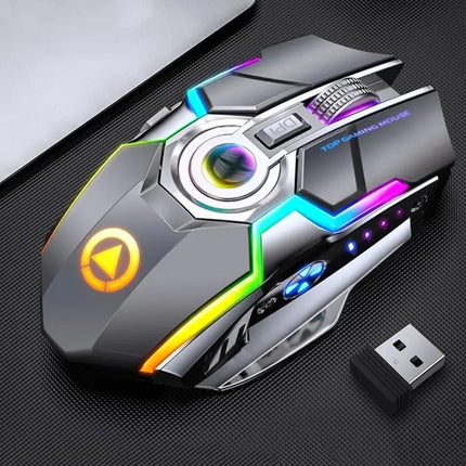 YINDIAO Wireless Silent Rechargeable Gaming Mouse for Quiet Use