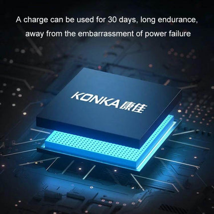 KONKA Mini Portable Razor Waterproof For Outdoor Use compact USB rechargeable waterproof razor with long 30-day endurance and detachable washable cutter head