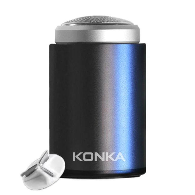 KONKA Mini Portable Razor Waterproof For Outdoor Use compact waterproof USB rechargeable travel shaver with detachable washable cutter head