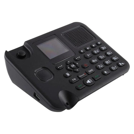 The ZT9000 Phone for Daily Business Communication Needs - compact dual-SIM GSM desk phone for calls, messages and contacts (black)