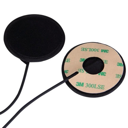Motorcycle Helmet Headset with PTT for Two-Way Radios wired helmet speakers with 3M adhesive pads for hands-free communication