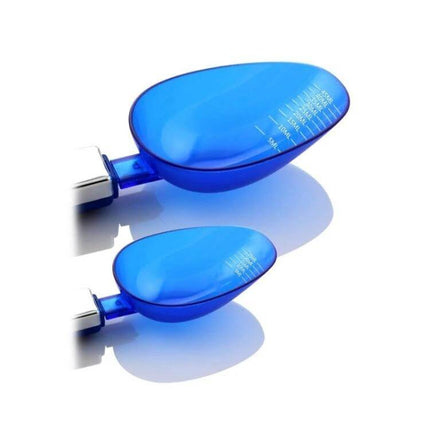 Kitchen Scale With Three Measuring Spoons For Precise Home Cooking - blue 180ml, 45ml, 25ml measuring spoons with marked cups for precise weighing
