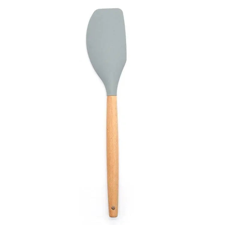 Kitchen Silicone Cream Cake Spatula Mixing Scraper Brush 