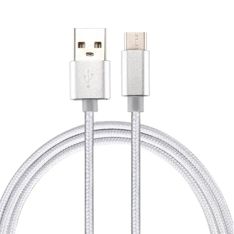 Knit Texture USB to USB-C Type-C Data Sync Cable 1m 3A