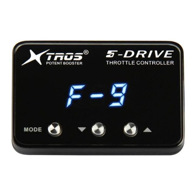 KS-5Drive Electronic Throttle Controller for Nissan and Mitsubishi plug-and-play throttle controller display showing F-9 mode