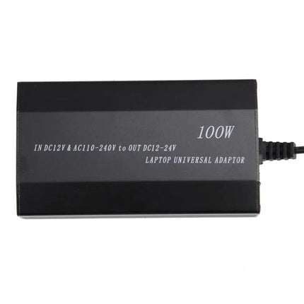 Universal 100W Laptop Charger with Car Adapter and Plugs
