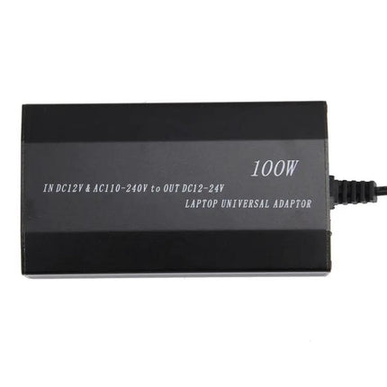Universal 100W Laptop Charger with Car Adapter and Plugs