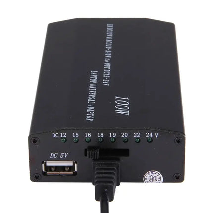 Universal 100W Laptop Charger with Car Adapter and Plugs