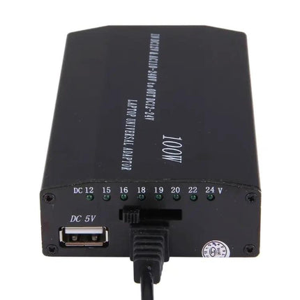 Universal 100W Laptop Charger with Car Adapter and Plugs