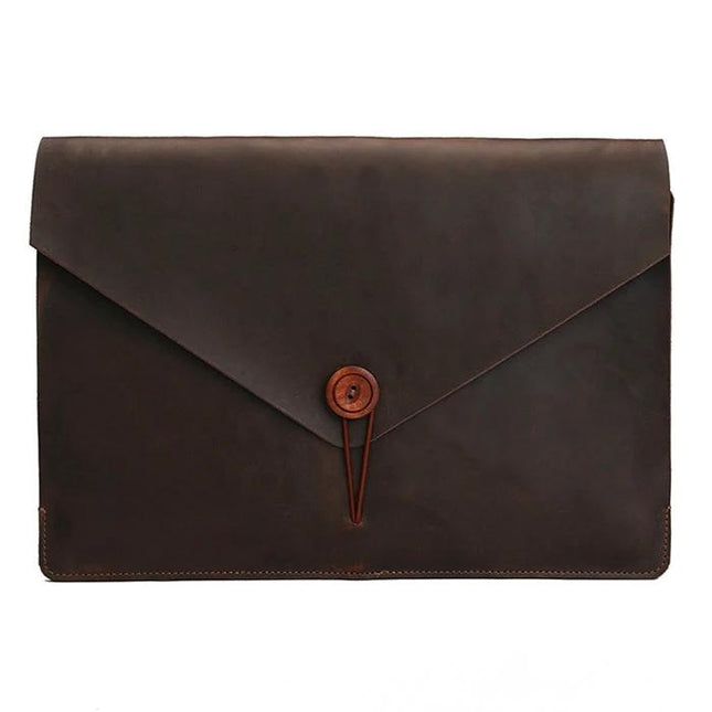 Genuine Leather Protective Sleeve for 13.3 Inch Laptops