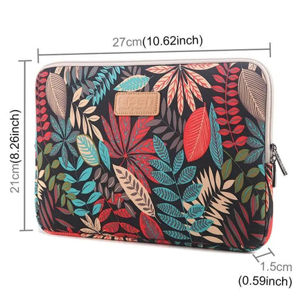 Lisen 10-Inch Sleeve Case with Colorful Leaves for Tablets