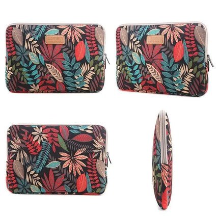 Lisen 13-Inch Laptop Sleeve with Colorful Leaves Design