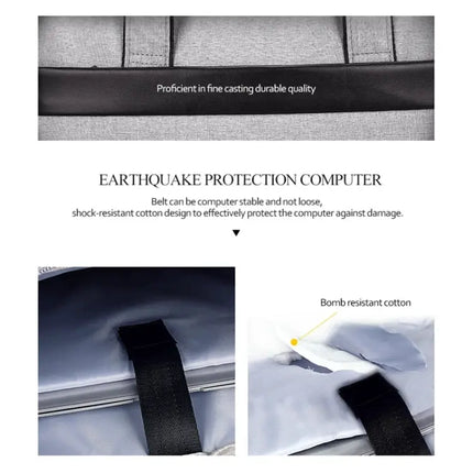 Waterproof Expandable Oxford Cloth Laptop Bag for 13.3 Inch Devices
