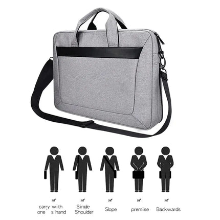 Waterproof Expandable Oxford Cloth Laptop Bag for 13.3 Inch Devices
