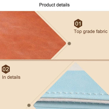 13.3 Inch Laptop Case with Versatile Mouse Pad Function showing PU leather texture and stitched seam details
