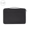 11.6 Inch Laptop Bag for Daily Carry and Essentials – black wear-resistant sleeve with top handle and front pocket for phone, magazines, power bank