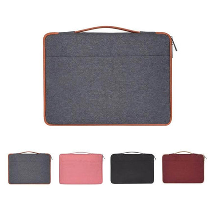 11.6 Inch Laptop Bag for Daily Carry and Essentials – durable wear-resistant fabric sleeve with handle, pockets for phone, magazines, power bank, commuters
