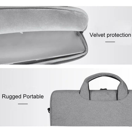Waterproof Oxford Cloth One-Shoulder Laptop Handbag for 14.1 Inch Devices