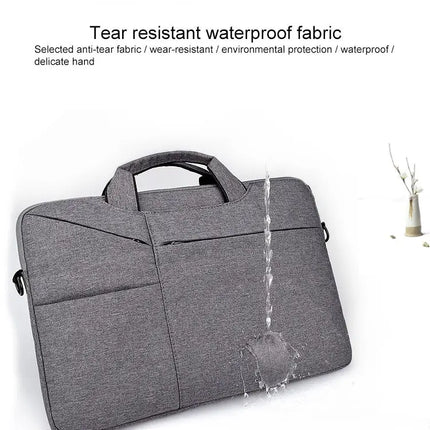 Waterproof One-Shoulder Handbag for 14.1-Inch Laptops and Essentials