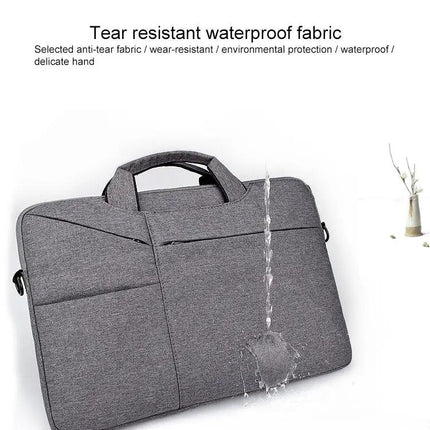 Waterproof One-Shoulder Handbag for 15.6 Inch Laptops