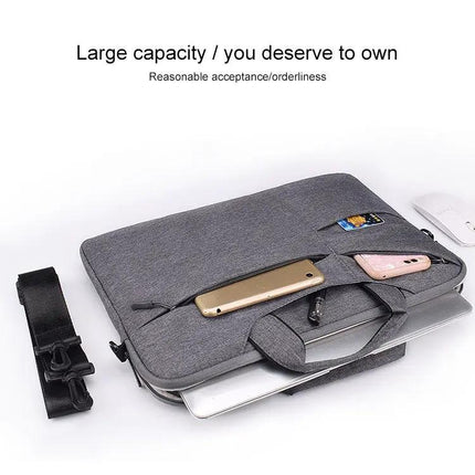Waterproof One-Shoulder Handbag for 15.6 Inch Laptops