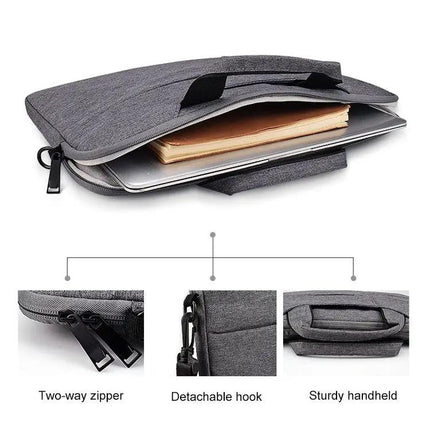 Waterproof One-Shoulder Handbag for 15.6 Inch Laptops