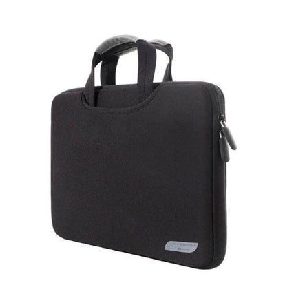12-Inch Laptop Sleeve Bag for Everyday Portable Protection – black neoprene zip-up sleeve with handles for commuting and scratch protection