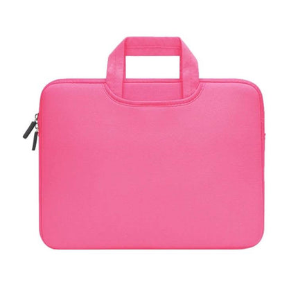13.3 Inch Air Permeable Protective Sleeve for Laptops and MacBooks - pink carry handle sleeve, breathable heat-managing laptop protector