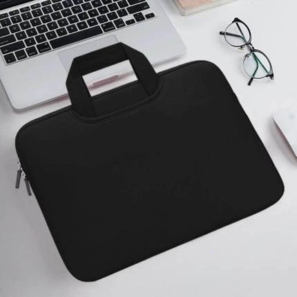 13.3 Inch Air Permeable Protective Sleeve for Laptops and MacBooks - black commuter sleeve with handle, breathable material for heat management
