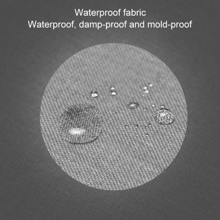 POFOKO Denim Business Laptop Bag for 12.5-13 Inch Laptops showing waterproof denim fabric with water droplets
