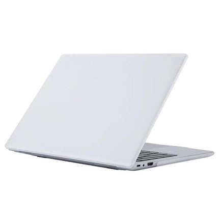 Protective Case for Huawei MateBook 14 Inch 2021 with Shockproof Design white slim protective cover shown on angled laptop