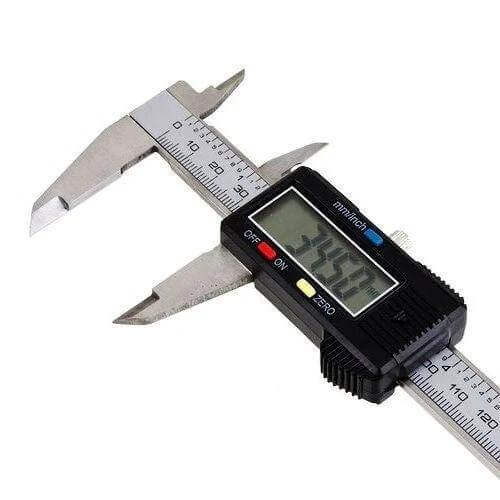LCD Digital Vernier Caliper 150 Mm Range For Everyday Measuring - stainless steel caliper with LCD display for external, internal, depth measurements