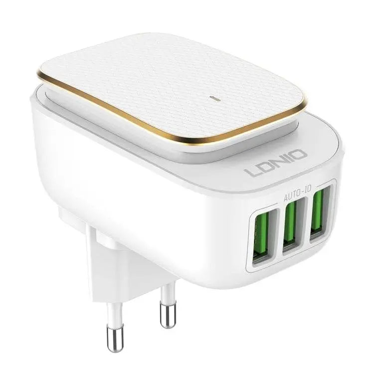 LDNIO A3305 3.4A Travel Charger with LED Night Light