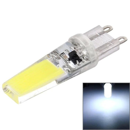 Dimmable Silicone Fixture for Daily Home and Office Lighting Needs - compact G9-style silicone LED bulb showing bright adjustable white light
