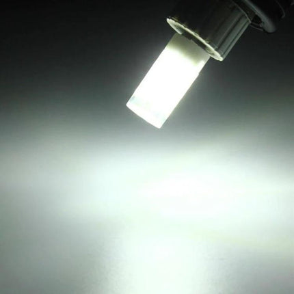 Versatile LED Bulb for Everyday Home and Party Use glowing in cool white, ideal for kitchen prep and backyard gatherings
