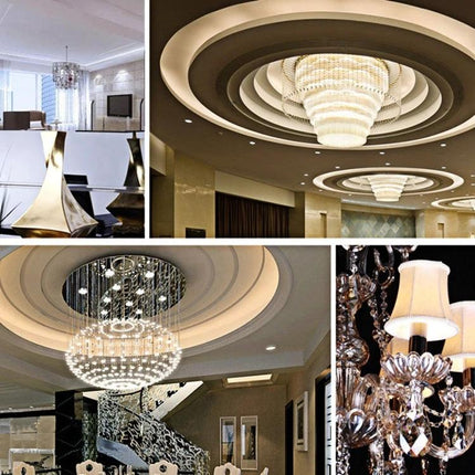 Versatile LED Bulb for Everyday Home and Party Use illuminating modern chandeliers and ceiling lighting in living and event spaces