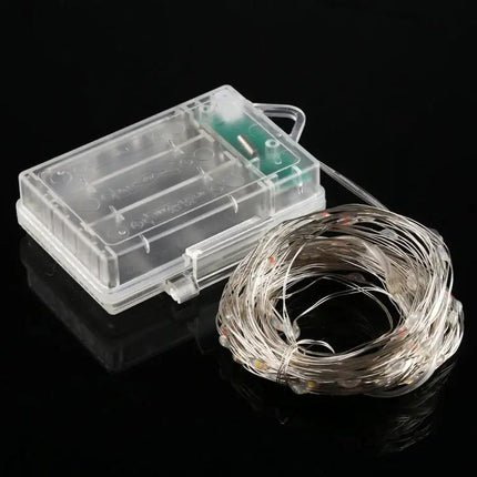 Battery-Operated Fairy String Lights With Remote Control Color Changing
