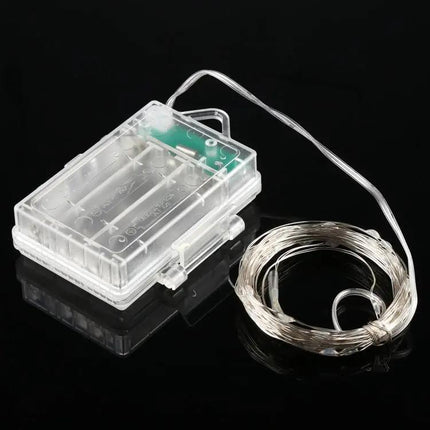 Battery-Operated Fairy String Lights With Remote Control Color Changing