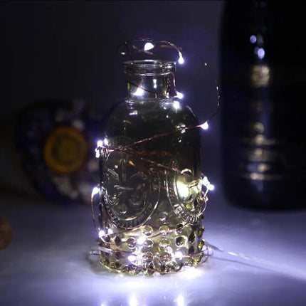 Battery-Operated Fairy String Lights With Remote Control Color Changing