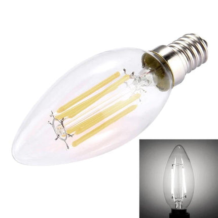Apiciform Retro LED Bulb for Everyday Home Lighting – clear filament candle bulb with 360-degree beam for bedside or reading nook