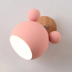 Whimsical E27 LED White Light Wall Lamp for Bedside and Hallway