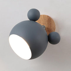 Whimsical E27 LED White Light Wall Lamp for Bedside and Hallway