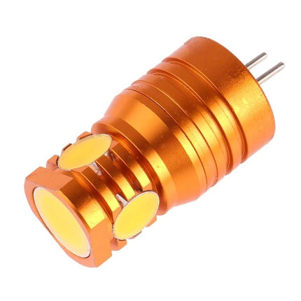 Warm LED Bulb for Cozy Home and Office Lighting - compact orange LED bulb emitting soft warm glow for reading and relaxed ambiance