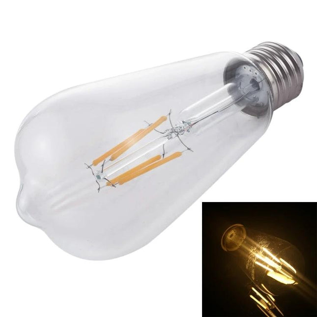 Retro LED Filament Bulb for Everyday Home Lighting Ambience - vintage-style 360-degree beam bulb for warm ambient living room or kitchen lighting